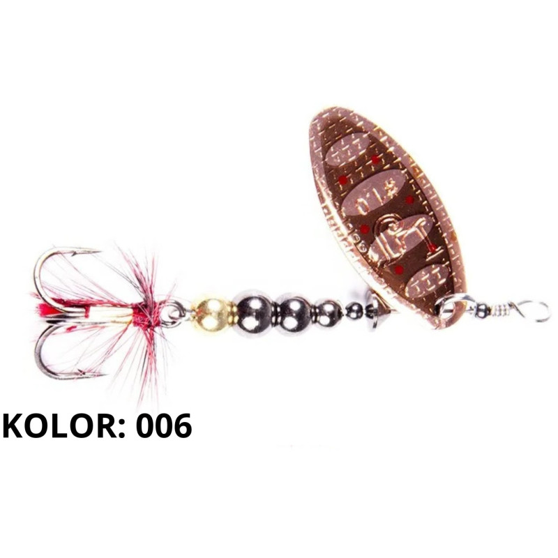 Błystka obrotowa Lucky John Shelt Blade 5g roz.1 006 Błystka obrotowa Lucky John Shelt Blade 5g roz.1 006