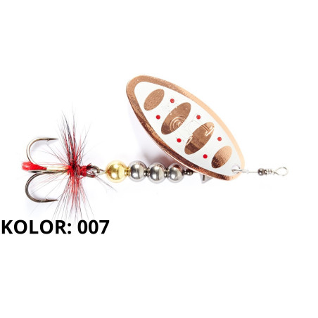 Błystka obrotowa Lucky John Shelt Blade 5g roz.1 007