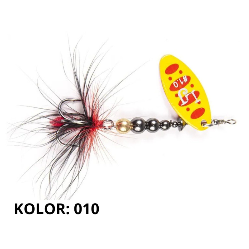 Błystka obrotowa Lucky John Shelt Blade 5g roz.1 010