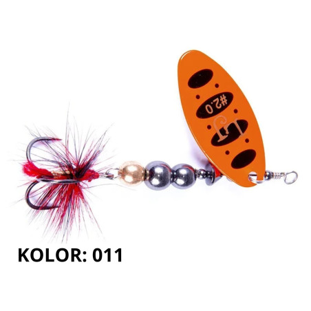 Błystka obrotowa Lucky John Shelt Blade 12g roz.3 011