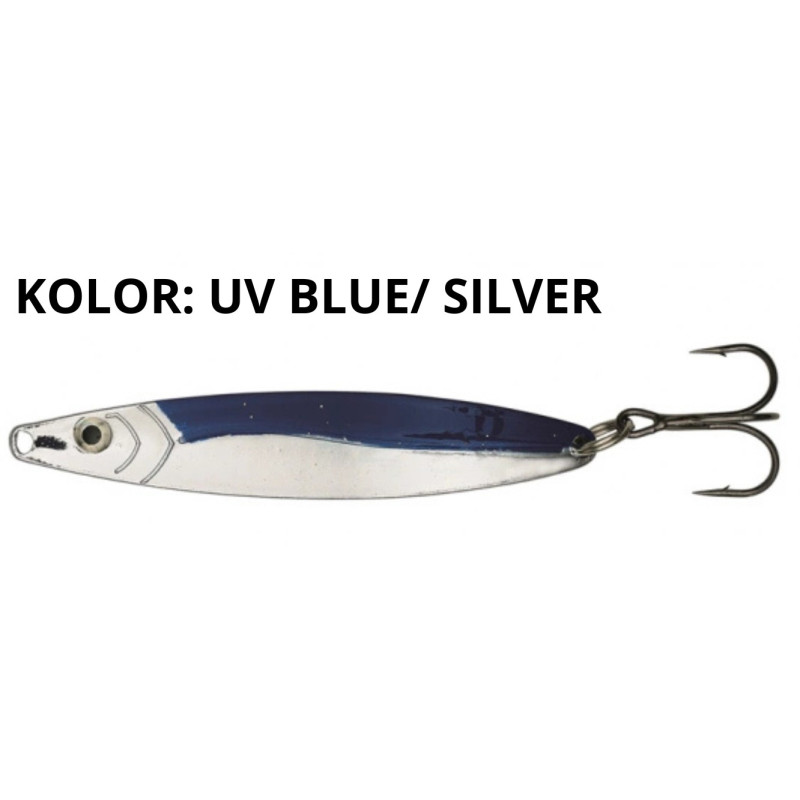 Błystka KINETIC Solo Salar 24g uv blue/silver