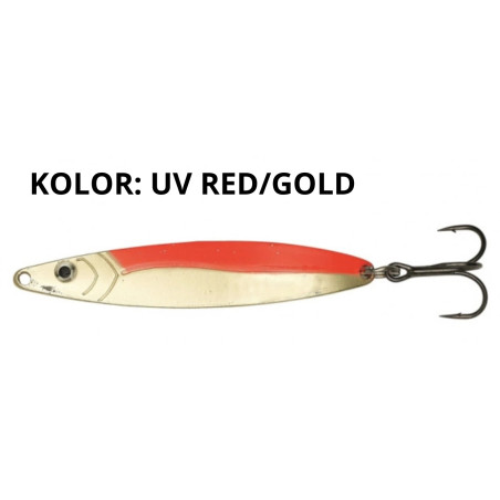 Błystka KINETIC Solo Salar 24g uv red/gold