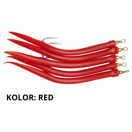 Przynęta KINETIC Gummi-Makk 52g hak 10/0 - RED
