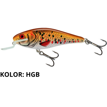 Wobler Salmo Executor ex7SR 7cm HGB - holographic golden back