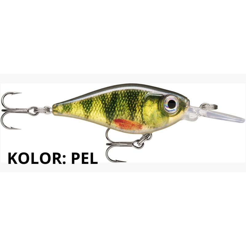 Wobler Rapala Ultra Light Shad 4cm PEL Wobler Rapala Ultra Light Shad 4cm PEL