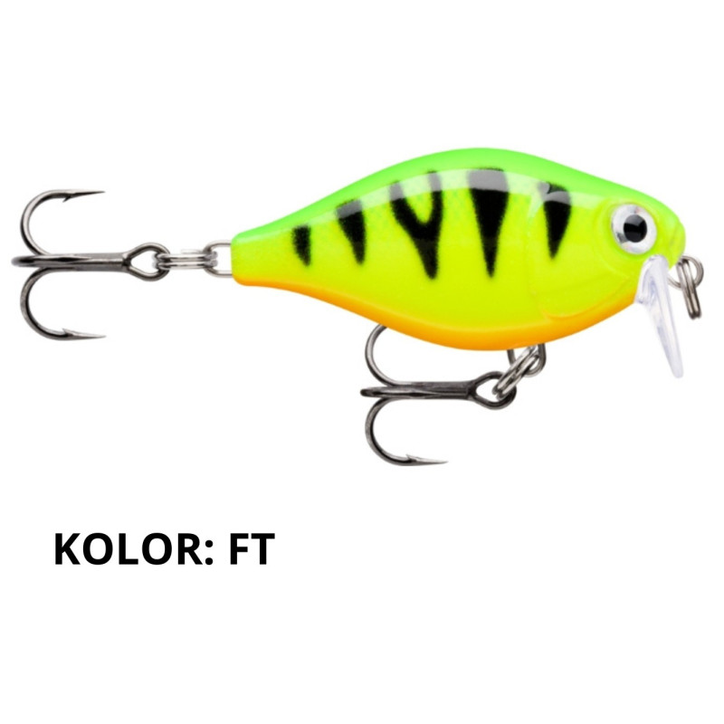 Wobler Rapala X-Light Crank Shallow Runner 3,5cm FT Wobler Rapala X-Light Crank Shallow Runner 3,5cm FT