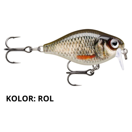 Wobler Rapala X-Light Crank Shallow Runner 3,5cm ROL Wobler Rapala X-Light Crank Shallow Runner 3,5cm ROL