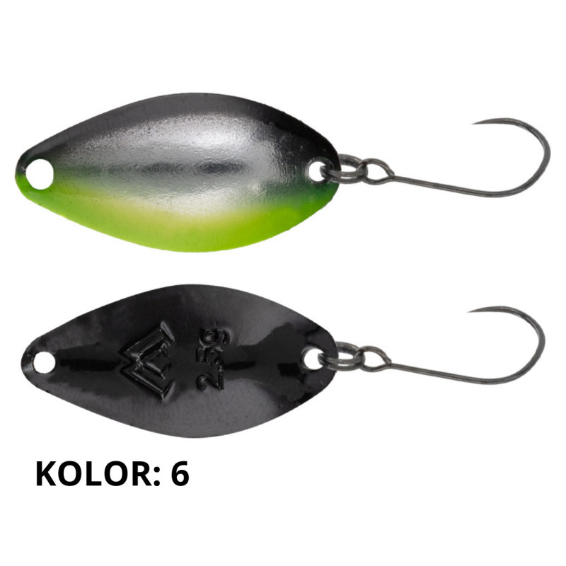 Błystka wahadłowa Mikado - LAZZER SPOON 2,5g 6 Błystka wahadłowa Mikado - LAZZER SPOON 2,5g 6