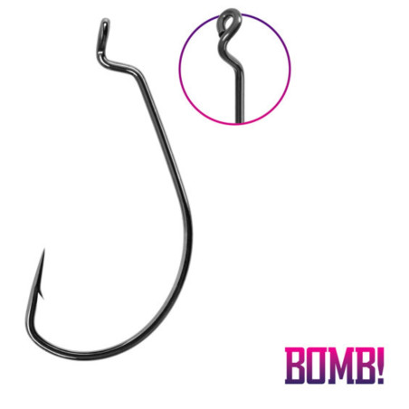 Haczyk Delphin offsetowy BOMB! OFFSpin hak 3/0