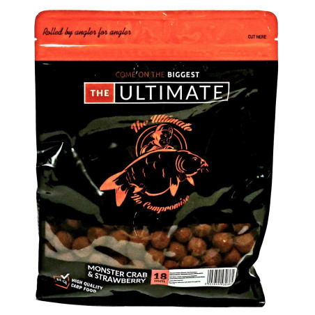 Kulki zanętowe The Ultimate 1kg - 18mm 1kg monster crab & strawberry