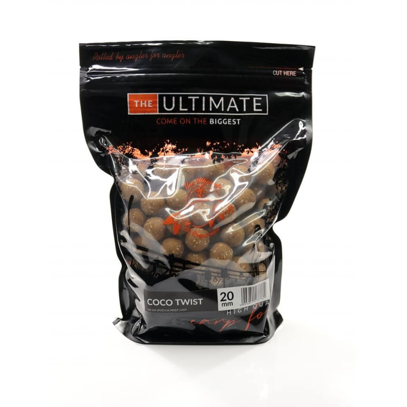Kulki zanętowe The Ultimate 1kg - 20mm coco twist