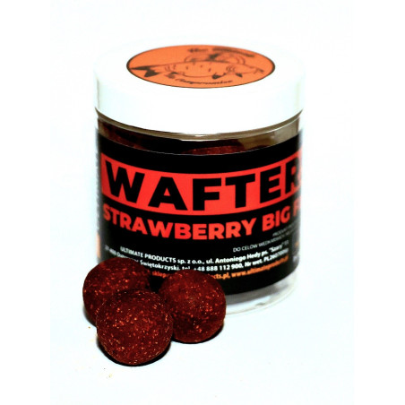 Kulki haczykowe The Ultimate Wafters 18mm -strawberry big fish