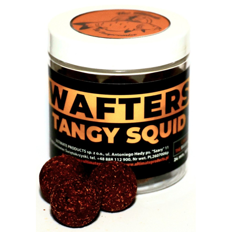 Kulki haczykowe The Ultimate Wafters Dumbell 14/18mm - tangy squid Kulki haczykowe The Ultimate Wafters Dumbell 14/18mm - tangy squid