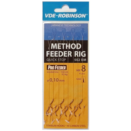 Przypon Robinson plecionka VDE-R MF 502BM - quick stop hak 8 Przypon Robinson plecionka VDE-R MF 502BM - quick stop hak 8