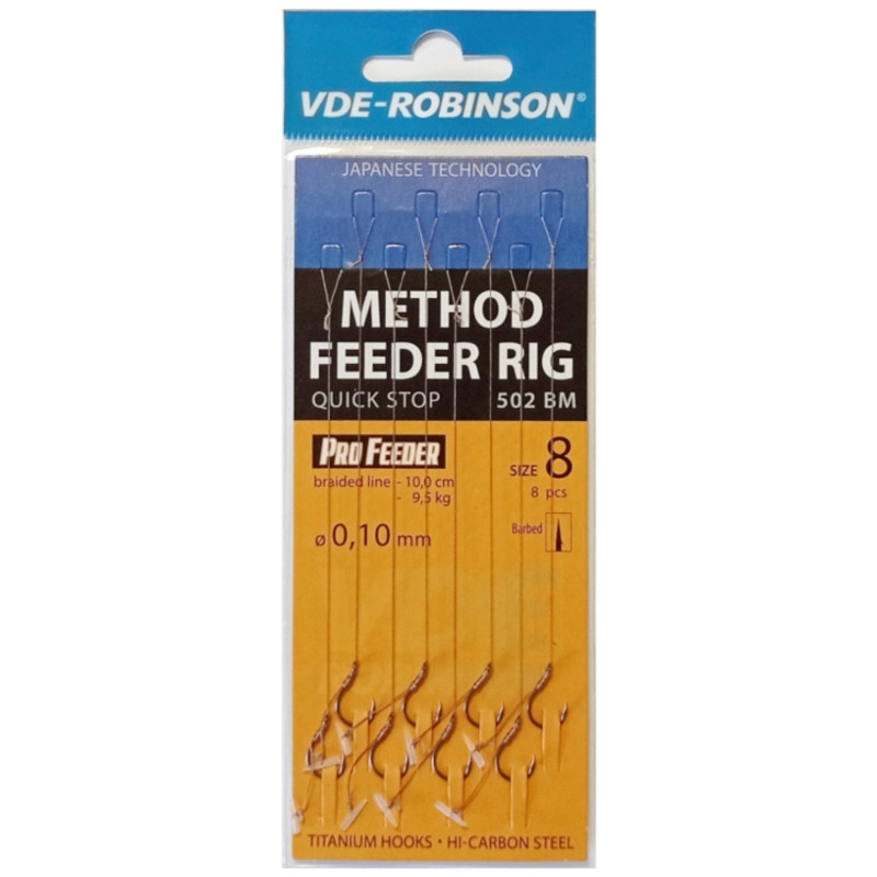 Przypon Robinson plecionka VDE-R MF 502BM - quick stop hak 10 Przypon Robinson plecionka VDE-R MF 502BM - quick stop hak 10