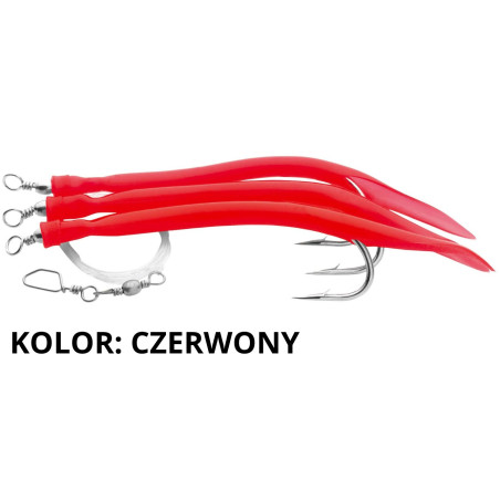 Przywieszka Gummi Makk 130cm czerwony Aquantic