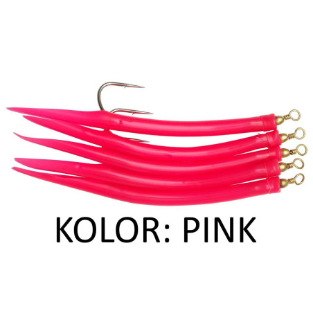 Przynęta KINETIC Gummi-Makk 30g hak 6/0 - pink