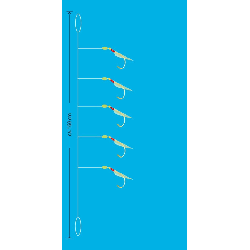 Przywieszka śledziowa Real Skin 160cm Aquantic Przywieszka śledziowa Real Skin 160cm Aquantic