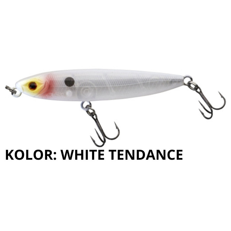 Wobler Gunki Megalon 60F 6cm WHITE TENDANCE Wobler Gunki Megalon 60F 6cm WHITE TENDANCE