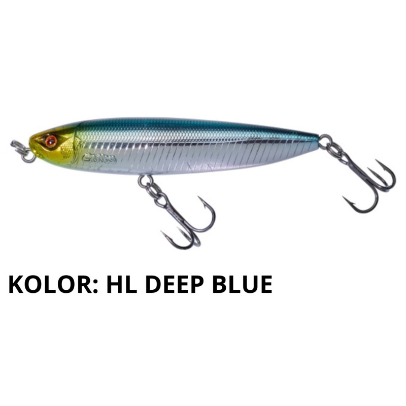 Wobler Gunki MEGALON X-CAST 75 F 7,5cm HL DEEP BLUE Wobler Gunki MEGALON X-CAST 75 F 7,5cm HL DEEP BLUE