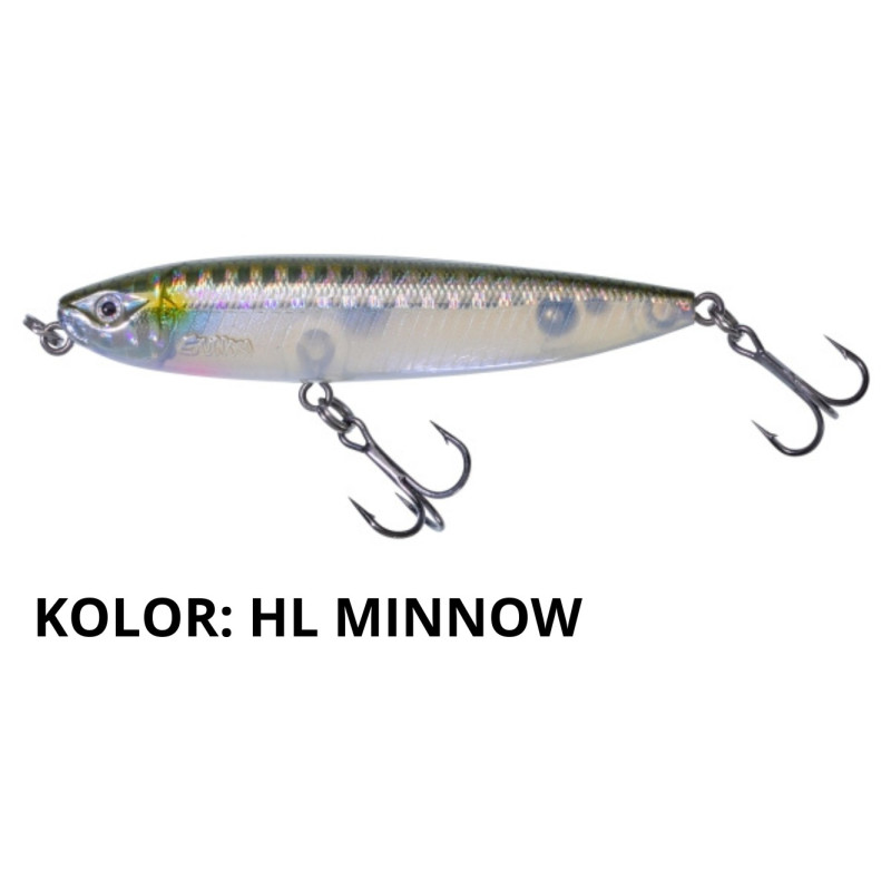 Wobler Gunki MEGALON X-CAST 75 F 7,5cm HL MINNOW Wobler Gunki MEGALON X-CAST 75 F 7,5cm HL MINNOW