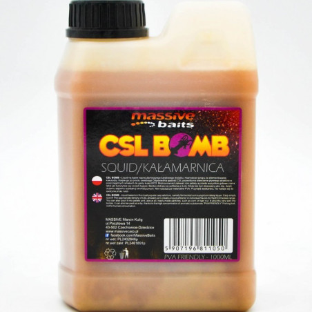 Liquid Massive Baits CSL Boomb 1L - Squid