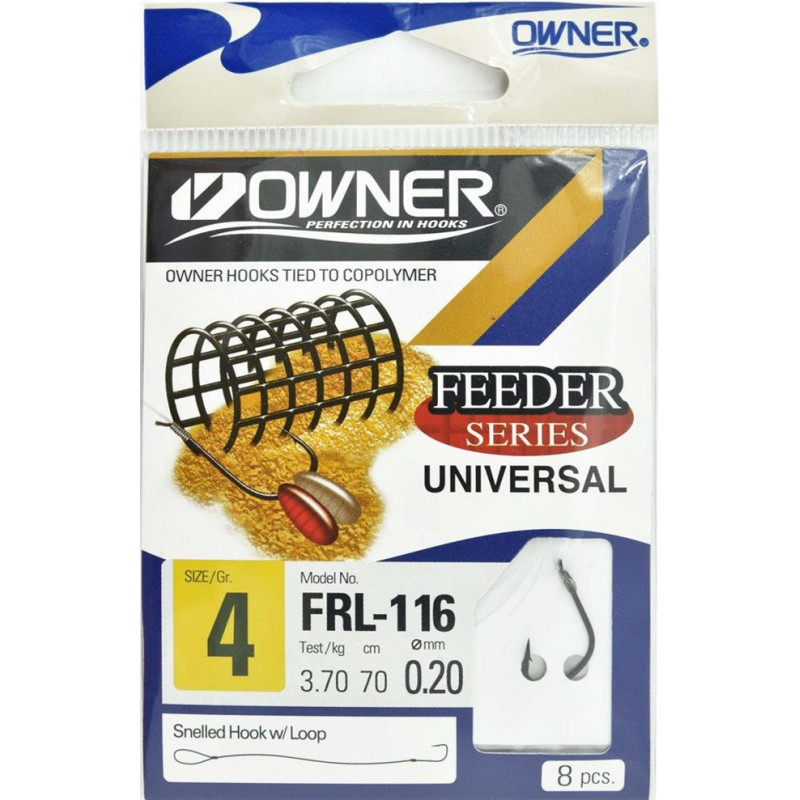 Haczyki Owner z przyponem Kaizu RL116 hak 7 Haczyki Owner z przyponem Kaizu RL116 hak 7