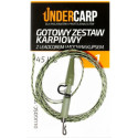 Gotowy zestaw karpiowy z leadcorem i mocnym klipsem 100cm Under carp Gotowy zestaw karpiowy z leadcorem i mocnym klipsem 100cm Under carp