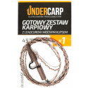 Gotowy zestaw karpiowy z leadcorem i mocnym klipsem 100cm Under carp Gotowy zestaw karpiowy z leadcorem i mocnym klipsem 100cm Under carp