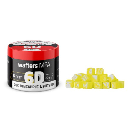 Przynęta Match Pro 6D Wafters MFA 6mm - 
 ananas/kwas masłowy