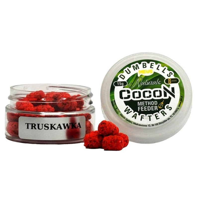 Waftersy Dumbells Cocon Wafters 8mm 15g / Truskawka Meus