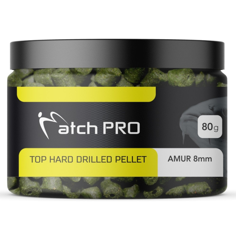 Pellet Match Pro haczykowy TOP HARD DRILLED 80g / Amur Pellet Pellet Match Pro haczykowy TOP HARD DRILLED 80g / Amur Pellet