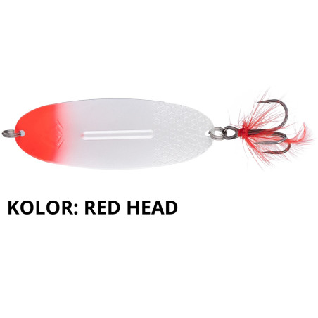 Błystka wahadłowa Mikado - Shallow Monster 30g red head