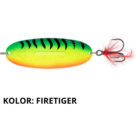Błystka wahadłowa Mikado - Shallow Monster 30g Firetiger