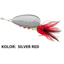 Błystka obrotowa Mikado MONSTER SPINNER silver red Błystka obrotowa Mikado MONSTER SPINNER silver red