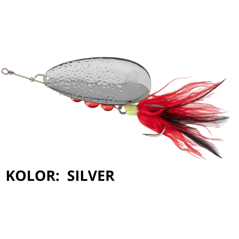 Błystka obrotowa Mikado MONSTER SPINNER silver Błystka obrotowa Mikado MONSTER SPINNER silver