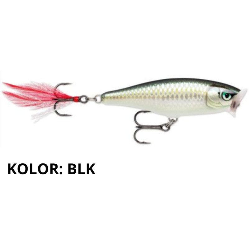 Wobler Rapala Skitter Pop 7cm BLK