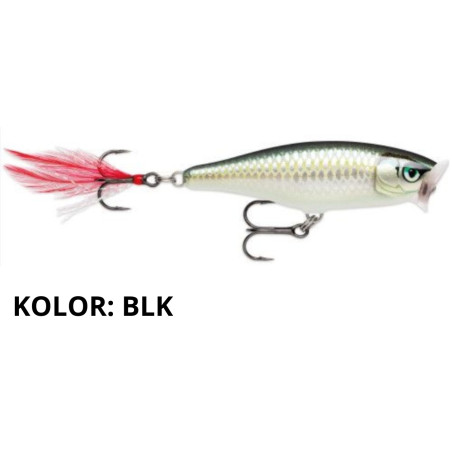 Wobler Rapala Skitter Pop 7cm BLK Wobler Rapala Skitter Pop 7cm BLK