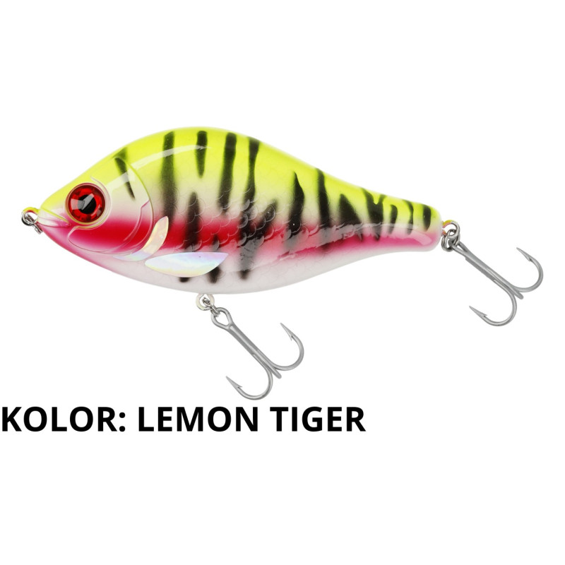 Wobler Mikado MFT JERK 10 cm lemon tiger Wobler Mikado MFT JERK 10 cm lemon tiger