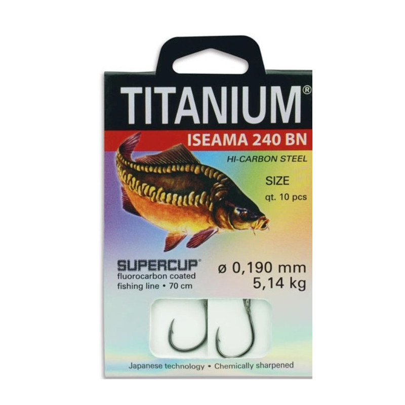 Przypon karpiowy Robinson Titanium Iseama 240BN hak 2 Przypon karpiowy Robinson Titanium Iseama 240BN hak 2