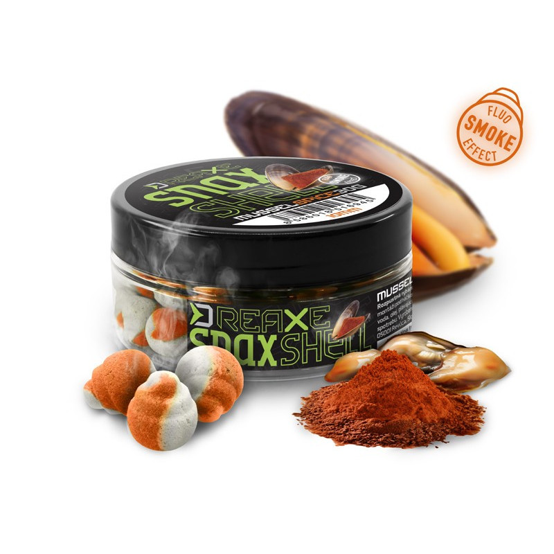 Przynęta wafters Delphin D SNAX SHELL 30g / 10mm / małże/przyprawy Przynęta wafters Delphin D SNAX SHELL 30g / 10mm / małże/przyprawy
