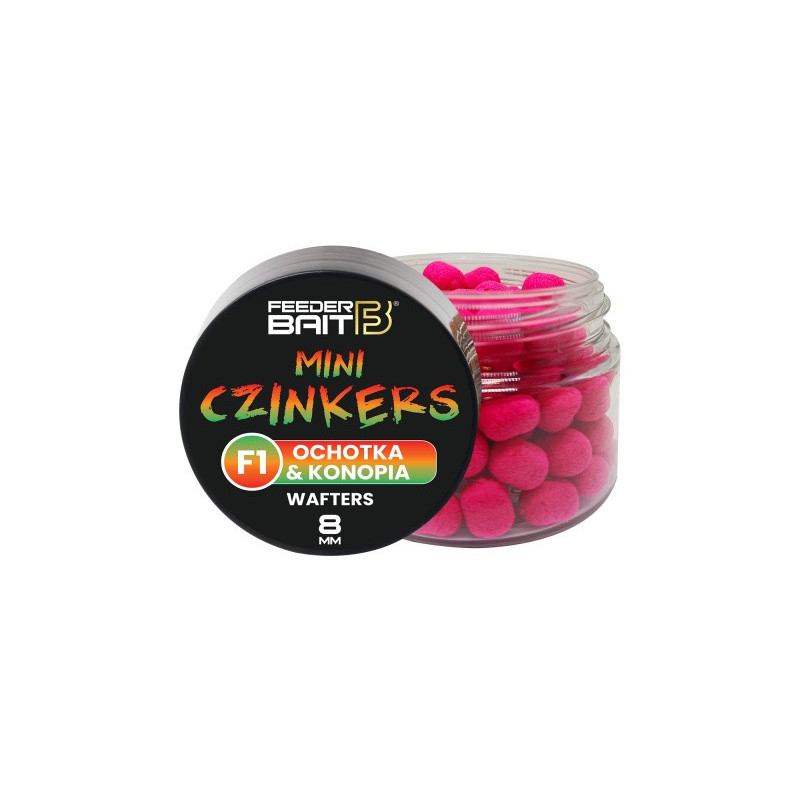 Przynęta Feeder Bait Mini Czinkers 8mm - F1 Ochotka & Konopia