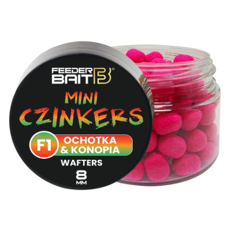 Przynęta Feeder Bait Mini Czinkers 8mm - F1 Ochotka & Konopia