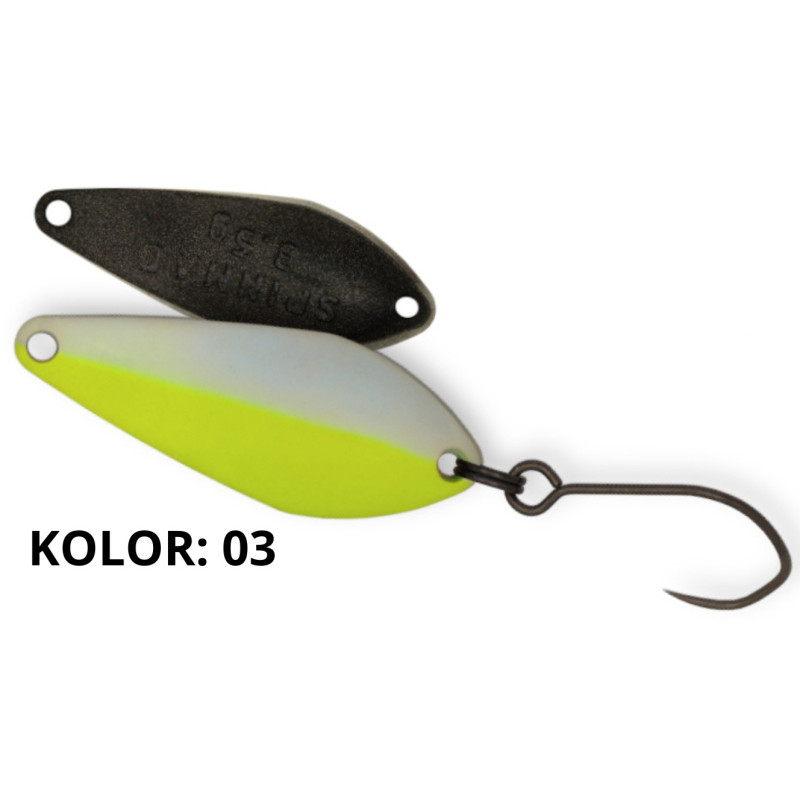 Wahadłówka SPINMAD Target Spoon 3,5 g 03 Wahadłówka SPINMAD Target Spoon 3,5 g 03