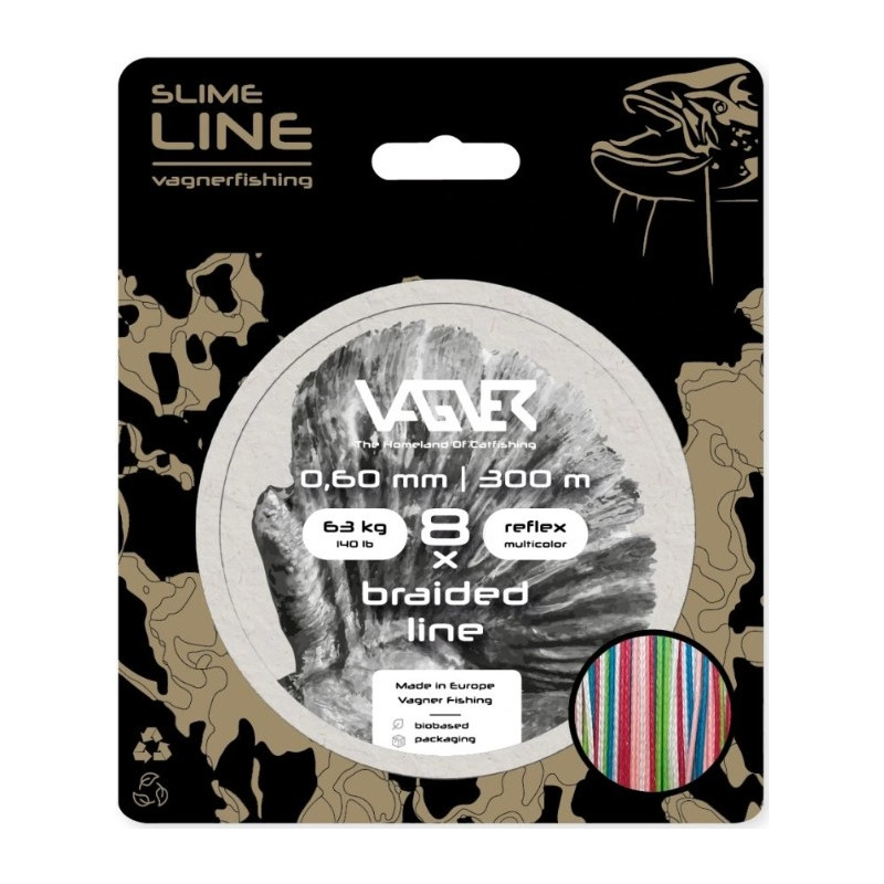 Plecionka VAGNER Line Reflex Multicolor 300m / 0,60mm Plecionka VAGNER Line Reflex Multicolor 300m / 0,60mm