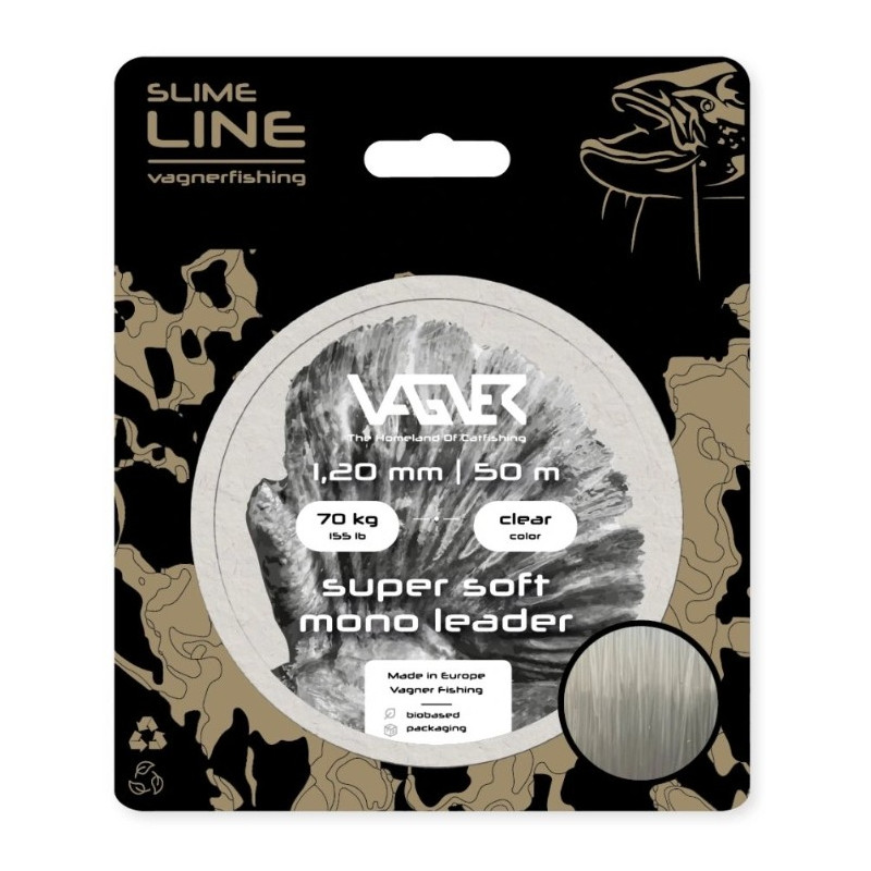 Plecionka VAGNER Super Soft Mono Leader 150m / 1,20mm