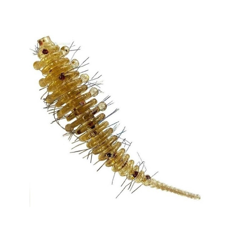 Przynęta Fishbay Robak/Worm Hairy 6,5 cm ghost Przynęta Fishbay Robak/Worm Hairy 6,5 cm ghost