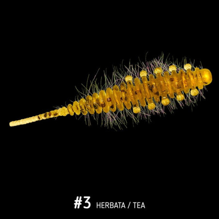 Przynęta Fishbay Robak/Worm Hairy 5,5 cm 3 Herbata Przynęta Fishbay Robak/Worm Hairy 5,5 cm 3 Herbata