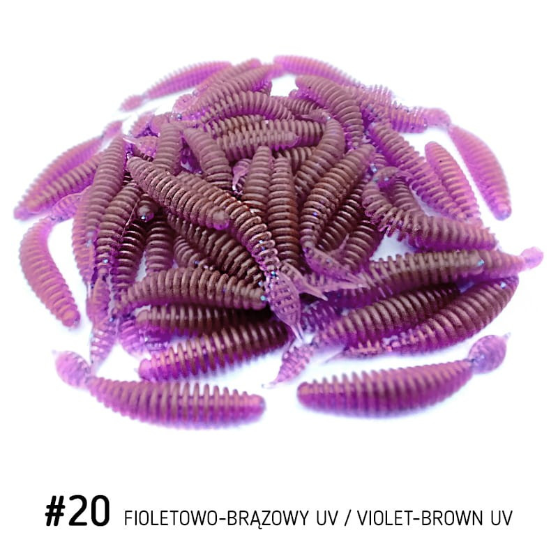 Przynęta Fishbay Ribs 4,5 cm 20 fioletowo-brązowy motoroli uv Przynęta Fishbay Ribs 4,5 cm 20 fioletowo-brązowy motoroli uv