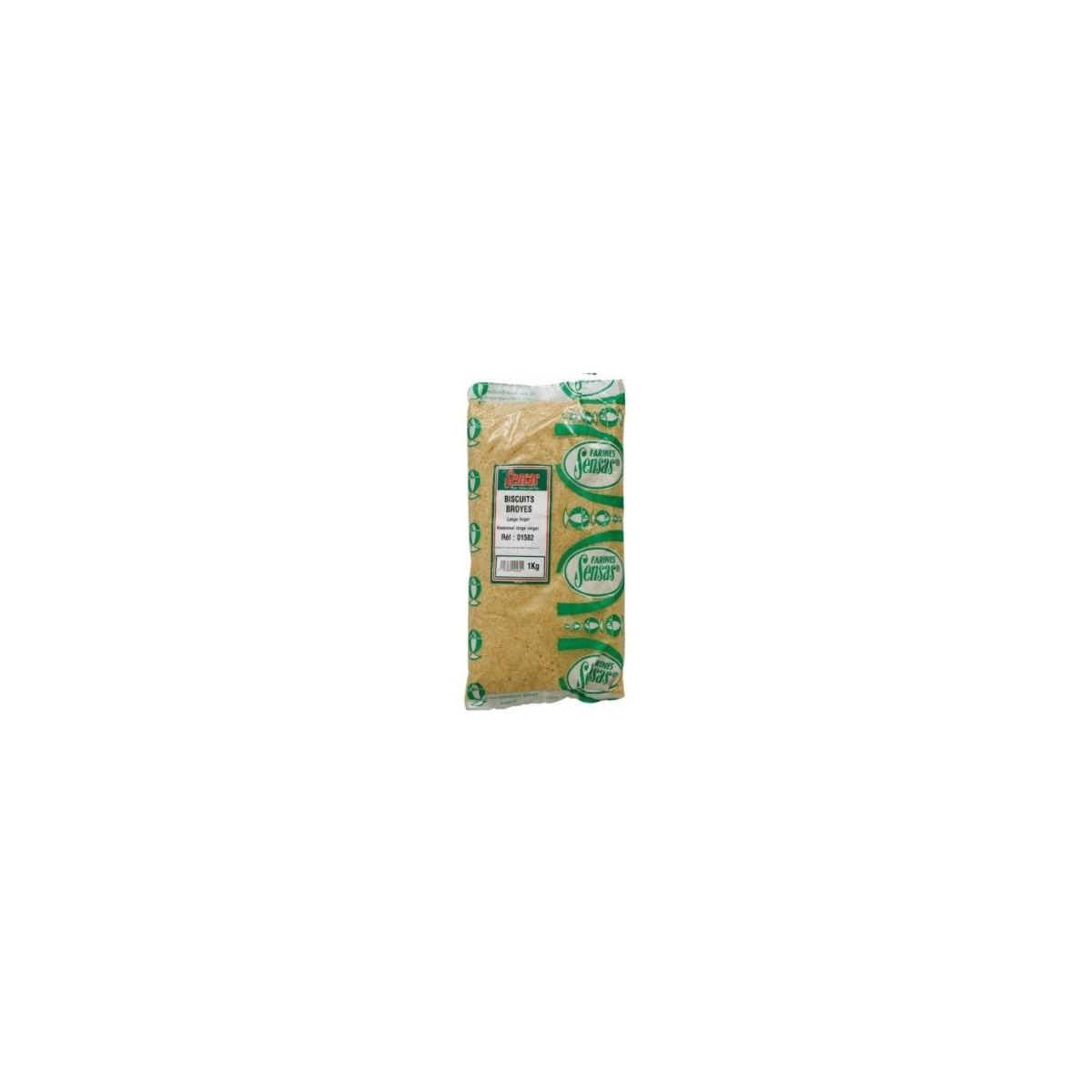 Amorce Sensas Chapelure Rousse Compétition 1kg, Pour Pêche Au Coup Et Carpe